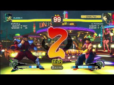 SSF4 AE [Bison] WafflyBug vs Id POONGKO [Yang]