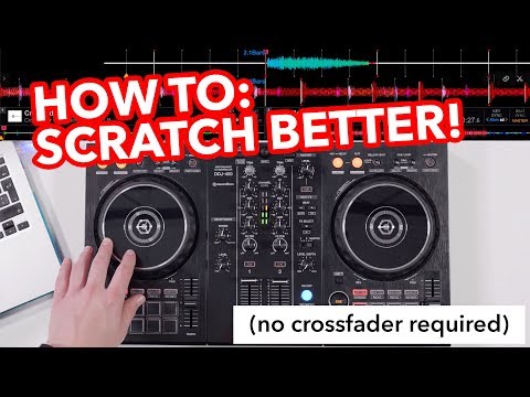 DJ Scratching Tutorial: Different timings with baby scratch!