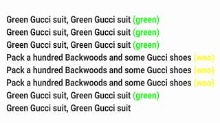 Rick Ross - Green Gucci suit ft. Future #[Lyrics/Paroles]