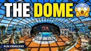 The Dome del Sun Princess 🤯 La zona más espectacular del barco