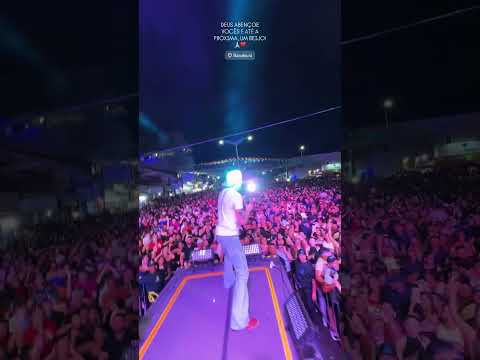 Zé vaqueiro - encerrando e agradecendo a galera massa de Banabuiú ceará