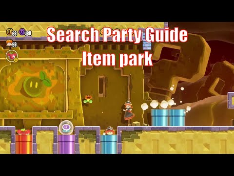Search Party Guide - Item park - Deep Magma Bog | Super Mario Bros. Wonder