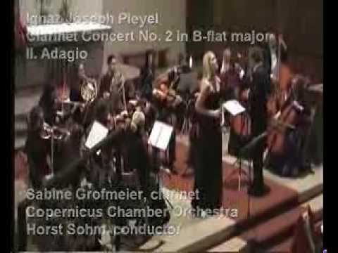 Ignaz Joseph Pleyel - Clarinet Concerto No.2 B-flat major 2/3 - Sabine Grofmeier, clarinet