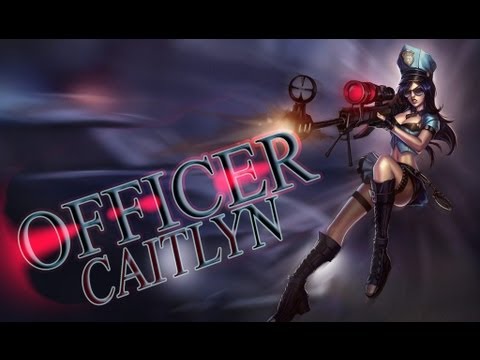 League Skins - Officer Caitlyn (Ability Effects, Animations & Emotes)