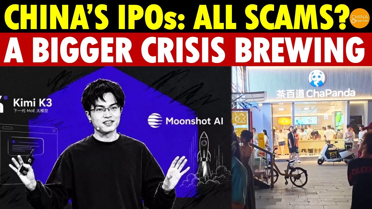 ALL SCAM! From Bubble Tea to AI: Is China’s IPO Boom Hiding a Much Bigger Financial Crisis