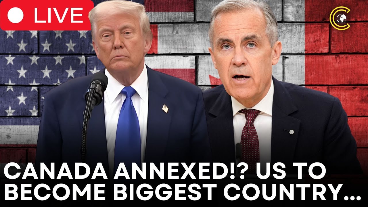 LIVE | "I'm Real Estate Developer" Trump Annexation Talk Before Carney Visit, EYES Canadian Land