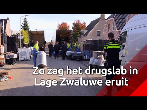 Zo zag het drugslab in Lage Zwaluwe eruit