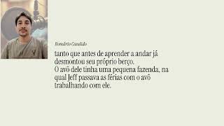 Eu vou ser seu locutor, ler trechos, produto ou serviço.