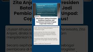 Putri Zulhas Batalkan Sepihak Jadi Pembicara Seminar Unpad, Panitia Kecewa: Tiba-tiba Story di Gym