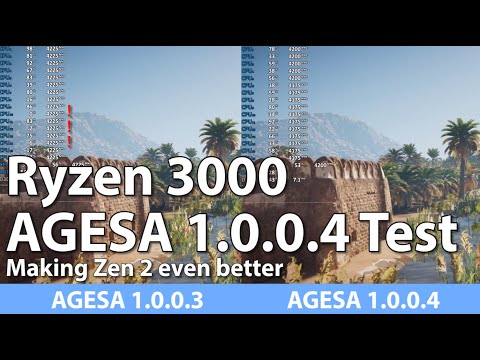 AGESA 1.0.0.4 Test (Ryzen 3000) A free performance boost & faster boot times.