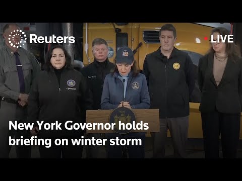 LIVE: New York Governor Hochul holds briefing on winter storm