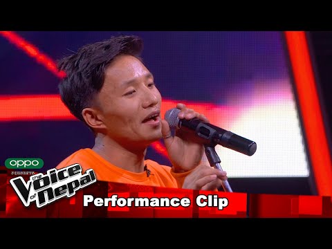 Govinda Chemjong Limbu "Herda Herdai"| Blind Audition Performance | The Voice of Nepal S3
