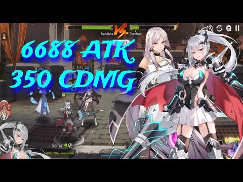 [E7] 6688 ATK Senya with 350 CDMG Lilias the Ultimate Duo?! Let's Knight Cleave!! *Stats in Video!
