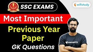 All SSC Exams | SSC Previous Year Question Papers GK by Bhunesh Sir | wifistudy
