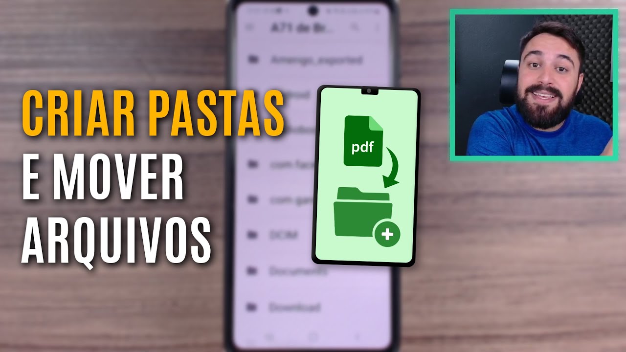COMO CRIAR PASTAS E MOVER ARQUIVOS NO CELULAR
