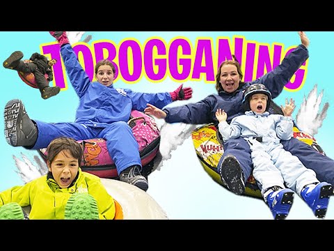 Toboganes GIGANTES actividades EN FAMILIA en SNOWZONE MADRID
