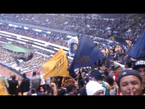 "Gay-ina vs pumas asi festejo la rebel el 3-1" Barra: La Rebel • Club: Pumas