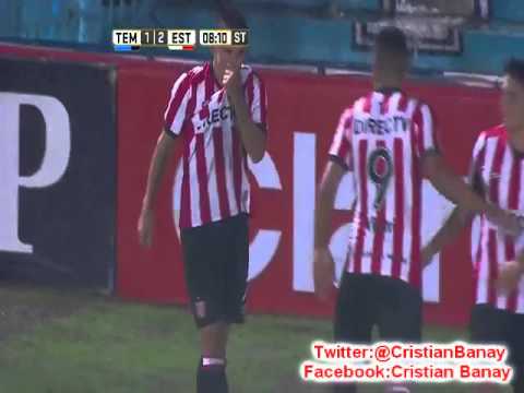 Temperley 1 Estudiantes 3 (Fortunato Gol) Primera Division 2016 Los goles