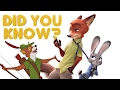 Zootopia Did You Know 10 Fun Facts About Zootropolis Zootopia Easter Eggs MOVIE MISTAKES