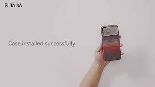 PITAKA Aramid UltraGuard Apple iPhone 17 Pro Max Hoesje 600D MagSafe Sunset video