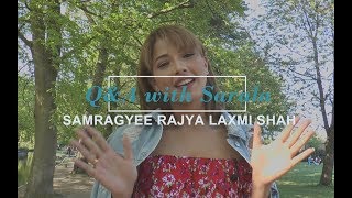 Q&A WITH NEPALI ACTRESS SAMRAGYEE RL SHAH video