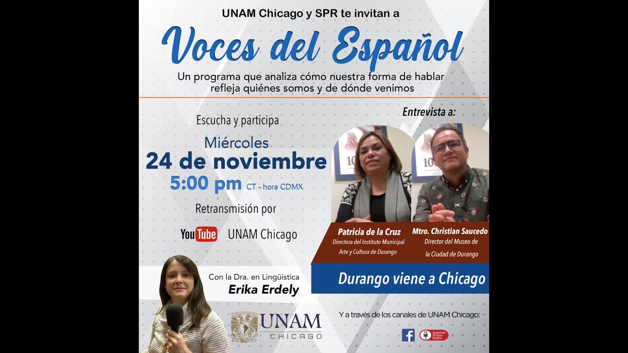 VOCES DEL ESPAÑOL 080, Durango viene a Chicago
