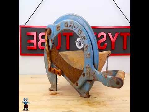 Restoration amazing !!! Iconic Bread Guillotine RAADVAD - Will cut the Bread ?