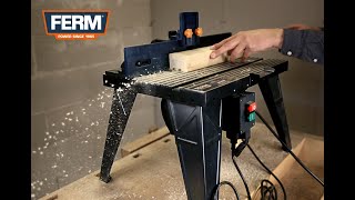 Miniatură video Masa de frezare FERM PRA1011