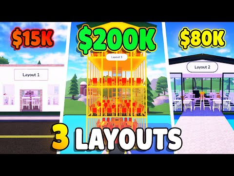The 3 BEST Layouts to Make Money FAST in Restaurant Tycoon 3 - Roblox