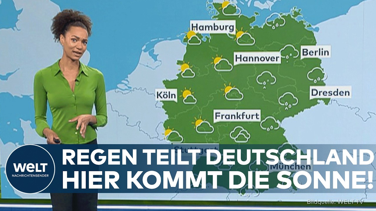 WETTER IN DEUTSCHLAND: Regen und dichte Wolken – doch im Westen setzt sich die Sonne durch!