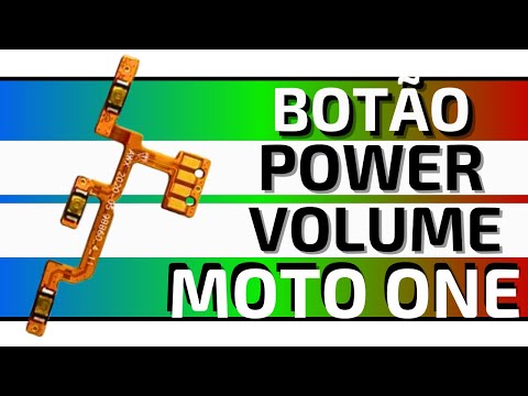 [ Motorola Moto One xt1941 ] Como Trocar Botoes Power Volume Ligar Flex How Change Power Volume But