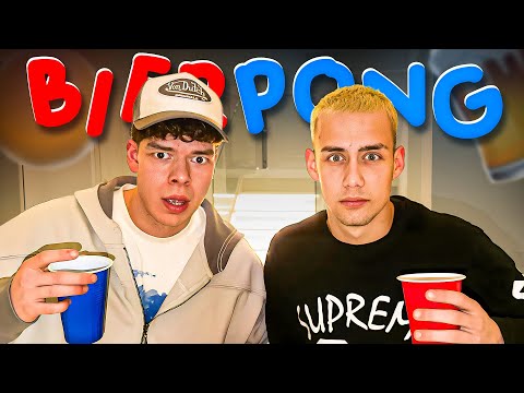 I'm playing beer pong at the Wave House… (It escalates)