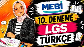 MEBİ 10. Deneme Sınavı LGS Türkçe Soruları ve Çözümleri