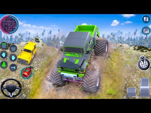 Monster Truck Offroad Racing Simulator Jeep Derby Mud and Rocks Driving - Android GamePlay