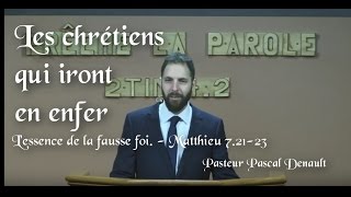 LES CHRÉTIENS QUI IRONT EN ENFER