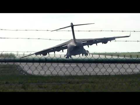 Giant Plane Drops The Wing