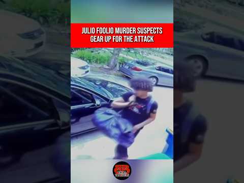 Suspects in the Julio Foolio murder case are seen loading their cars before heading to Tampa