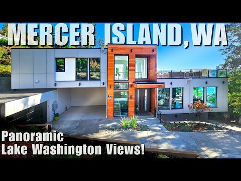 Modern Mercer Island, WA Home | Lake Washington Views! $5M+ built by LVDI