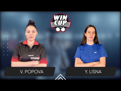 15:30 Valeriia Popova - Yaroslava Lisna 22.07.2025 WINCUP Women Professional. Table 1