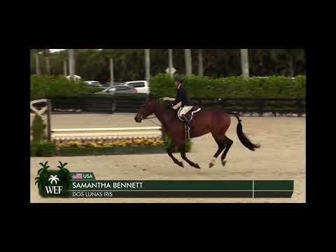 WEF 2025 - Samantha Bennett riding Dos Lunas Iris Children’s Hunter Round