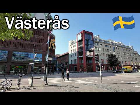 Sweden, walking tour of Västerås. A city with 1000 years of history and a silver treasure!