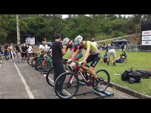 CAMPEONATO BRASILEIRO de MTB XCO Mairiporã SP aquecimento dos atletas Elite e Sub 23 Masculino