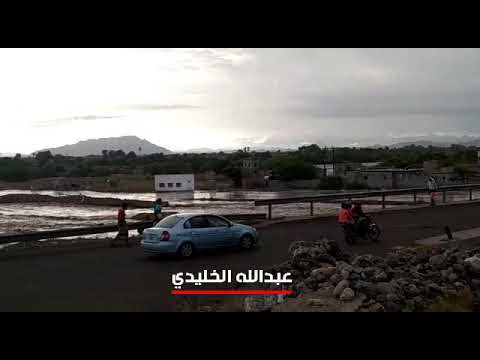 السيول تحاصر لحج