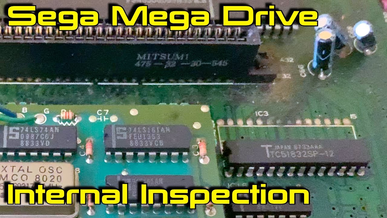 Internal Inspection of the Sega Mega Drive Model 1 (VA0) HAA-2510
