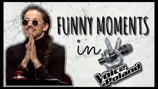 Michał Szpak- Funny moments in The Voice of Poland cz.1 #6