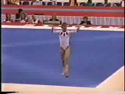 Virginie Machado - 1991 Worlds AA - Floor Exercise