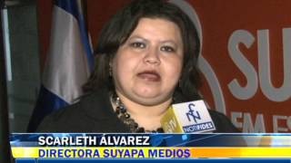 preview picture of video 'DOCTORA SCARLETH ALVAREZ DIRECTORA DE SUYAPA MEDIOS EN INAGURACIÓN DE SUYAPA FM ESTEREO'