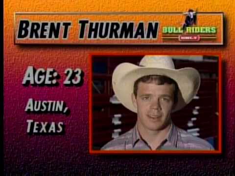 Brent Thurman rides Flying 5's TEDDY BEAR in TACOMA 1992 Bull Riders Only