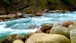 Relaxing Nature Sounds Mountain River | Sleep, Study, Focus, Soothe a Baby | White Noise Stream