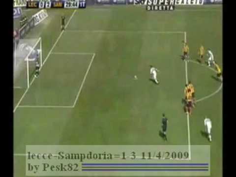lecce - Sampdoria = 1-3 Pazzini-Cassano-Cassano (11-4-2209)